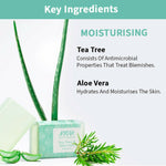 Thumbnail for Nykaa Naturals Tea Tree & Aloe Vera Moisturising Bathing Soap - Distacart