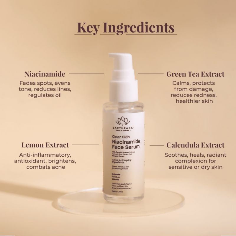 Earthraga Niacinamide Face Serum - Distacart