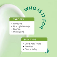 Thumbnail for Moody AcneXpert Ultra Matte Dry Touch Sunscreen Gel with Niacinamide & Green Tea