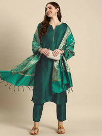 Thumbnail for Anouk Women Regular Kurta With Trousers & Dupatta - Distacart