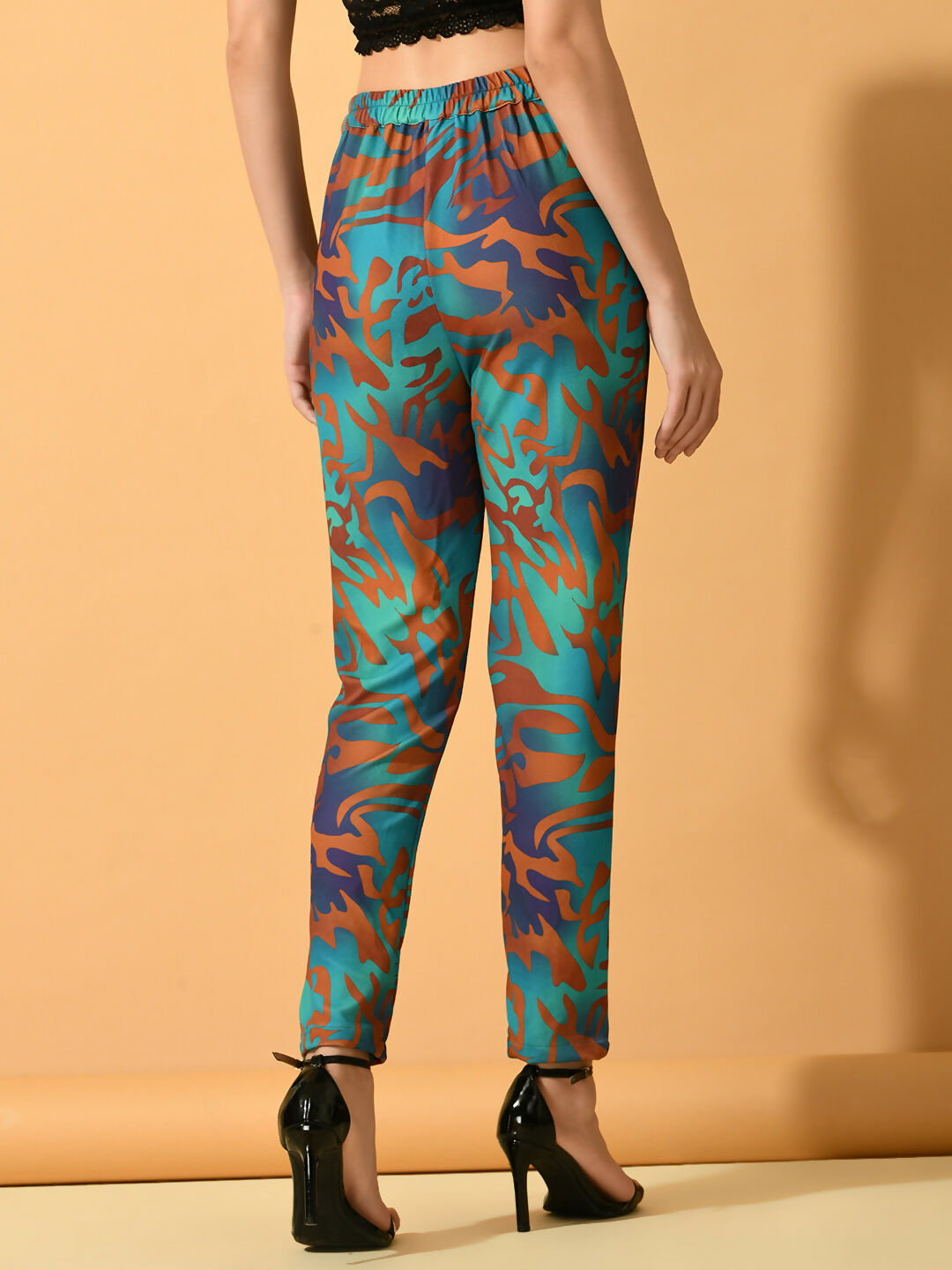 Myshka Women's Multi Slim Fit Party Trouser - Distacart