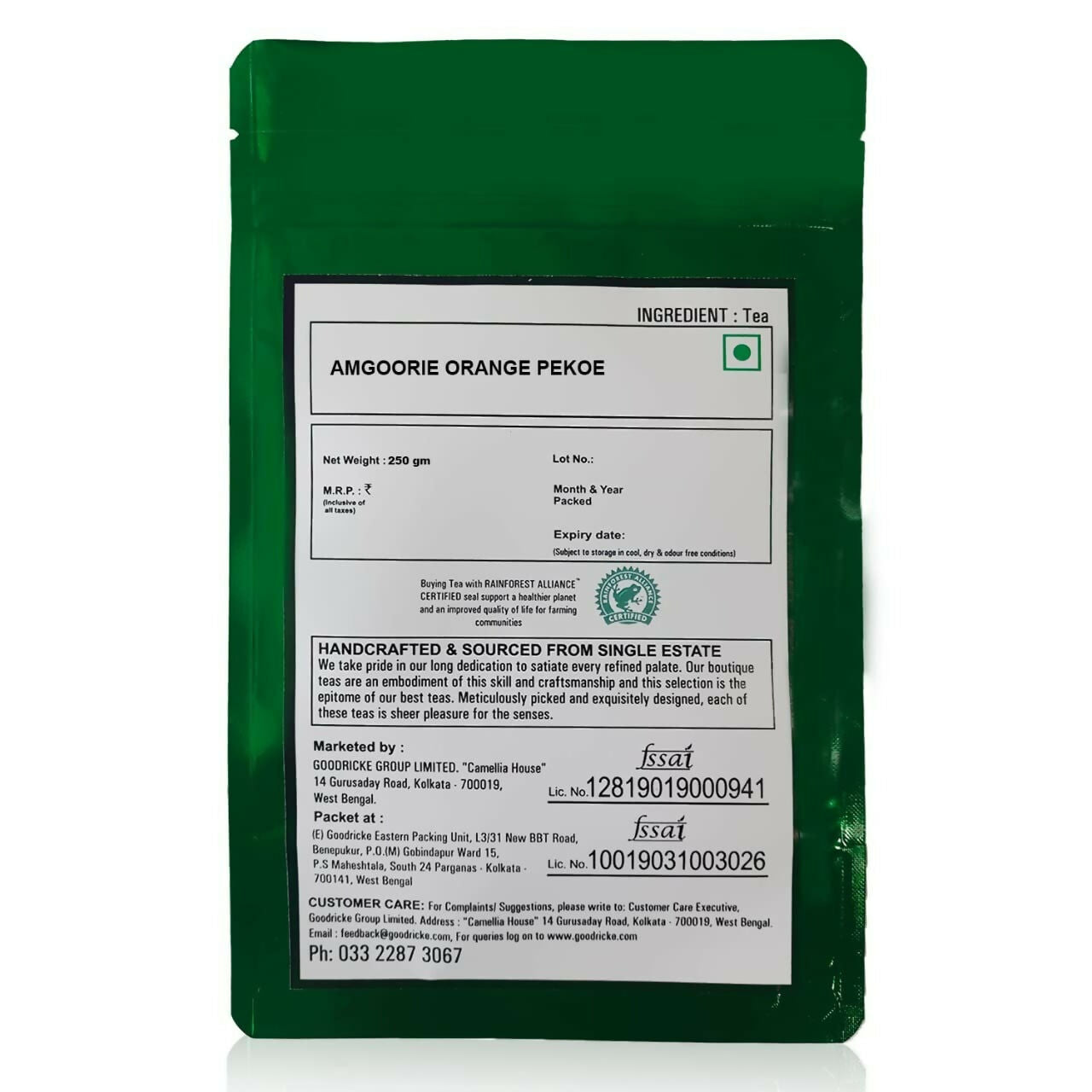 Goodricke Amgoorie Orange Pekoe - Assam Black Tea - Distacart