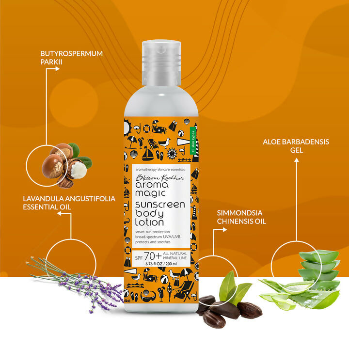 Blossom Kochhar Aroma Magic Sunscreen Body Lotion SPF 70+ - Distacart