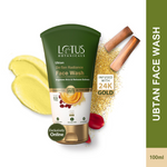 Thumbnail for Lotus Botanicals Ubtan De-Tan Radiance Face Wash Infused with 24K Gold Rejuvenated Skin - Distacart