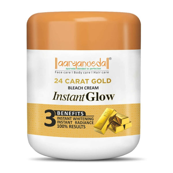 Aaryanveda 24 Carat Gold Bleach Cream - Distacart