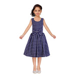 Thumbnail for Asmaani Kids Party Wear Stylish Dresses, Perfect for Parties, Functions & Vacations - Navy Blue