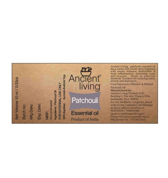 Ancient Living Patchouli Essential Oil - Distacart