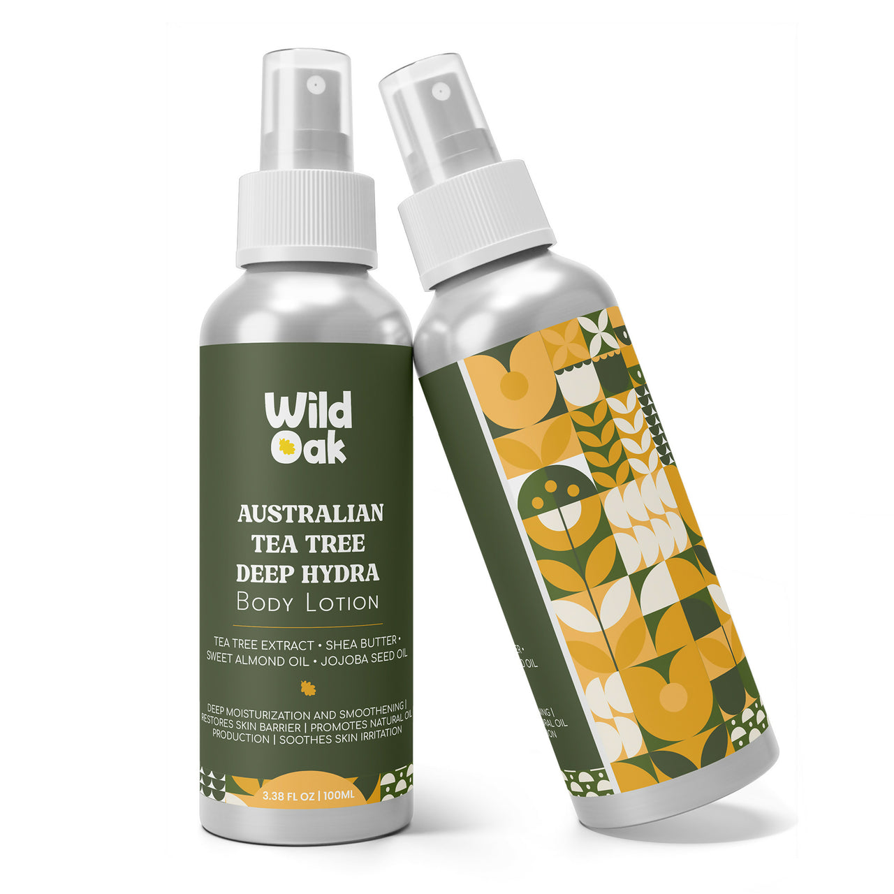 Wild Oak Shea Butter & Australian Tea Tree Body Lotion - Distacart