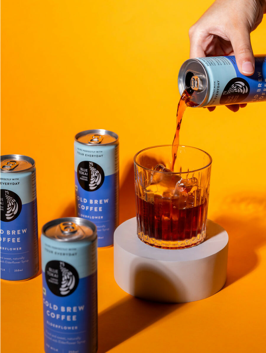 Blue Tokai Cold Brew Coffee Elderflower Can - Distacart