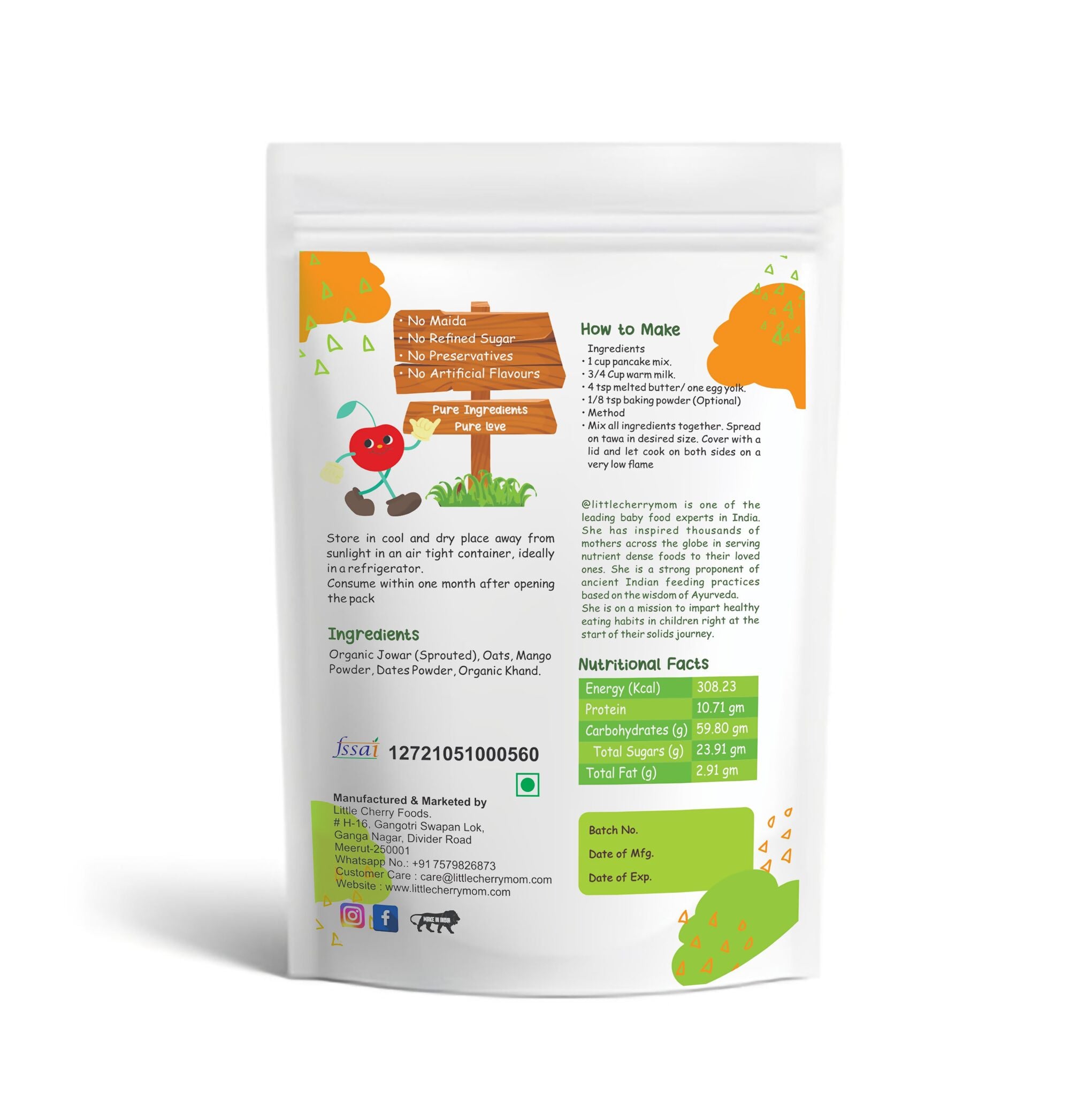Littlecherrymom Super Millets Pancake Combo - Distacart