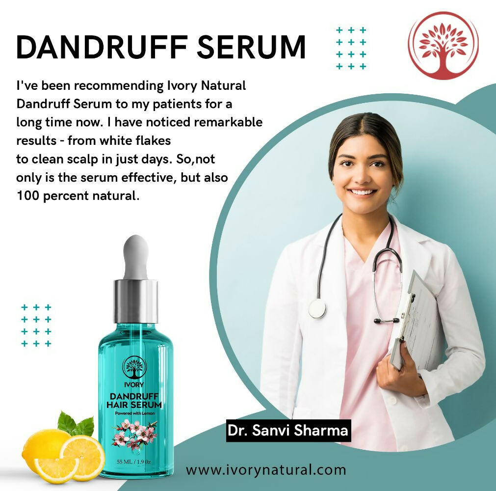Ivory Natural Dandruff Hair Serum For Nourishing Dry Scalp - Distacart