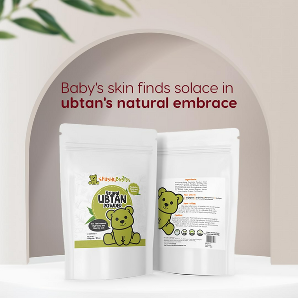 ShuShu Babies Ayurvedic Ubtan Powder (under 0-3 Years Baby) - Distacart