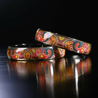 Thumbnail for Afast Designer Fancy Party Bangle/ Kada Set, Multicolor, Glass, Pack Of 4 - Distacart