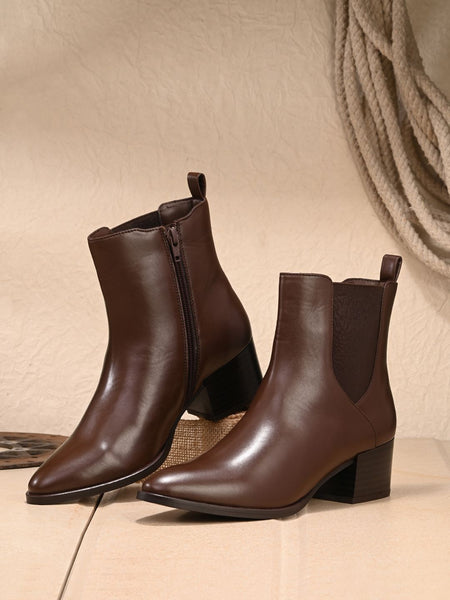 Roadster The Lifestyle Co Women Block-Heeled Casual Boots