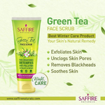 Thumbnail for Saffire Naturals Green Tea Scrub With Provitamin B5 - Distacart