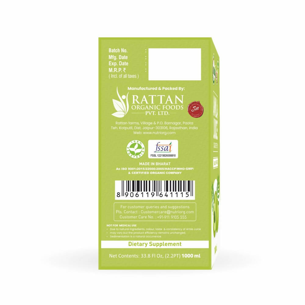 Nutriorg Amla Juice - Distacart
