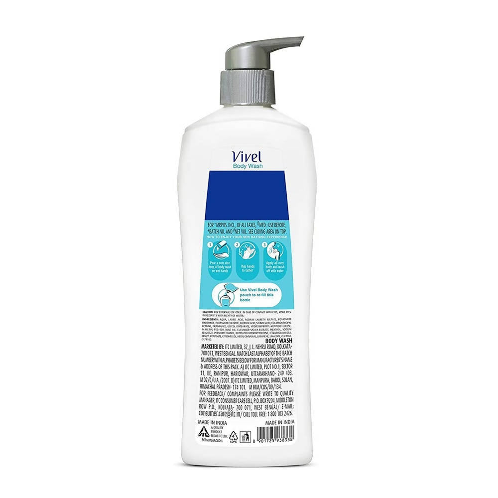Vivel Body Wash - Mint & Cucumber