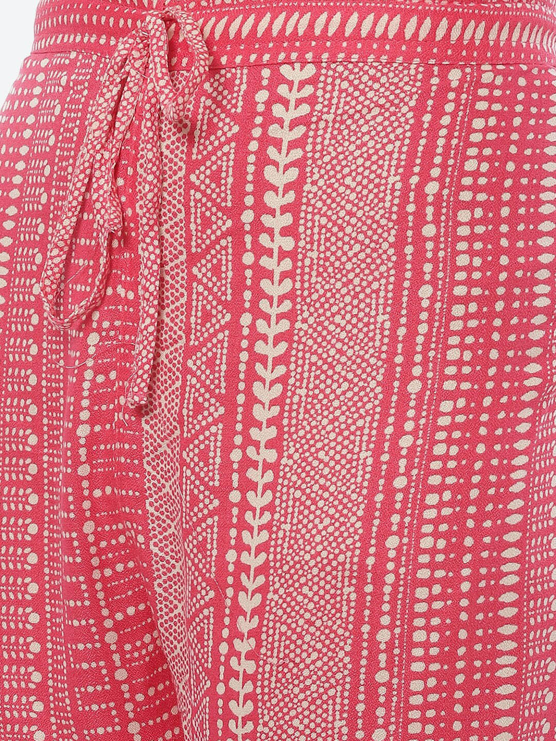 Biba Women Pink Floral Printed Kurta with Palazzos - Distacart