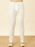 Thumbnail for Manyavar Geometric Printed Mandarin Collar Kurta & Churidar - Distacart