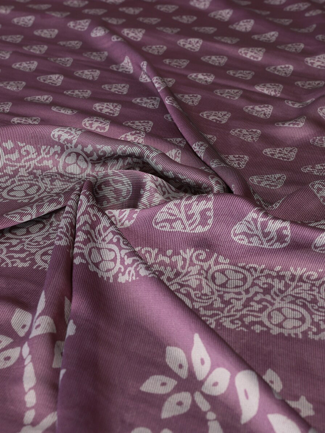 Kalini Ethnic Motifs Printed Block Print Saree - Distacart