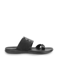 Thumbnail for Mochi Black Leather Sandals For Men - Distacart