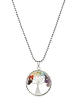 Thumbnail for Women's Silver-Toned Blue Silver-Plated Handcrafted Chain - Ruby Raang - Distacart