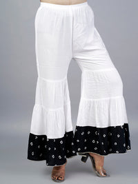 Thumbnail for Kalini Bandhani Printed Kurta with Sharara & Dupatta - Distacart