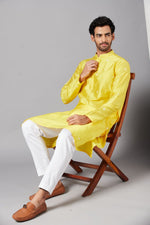 Thumbnail for Saanjh Designer Men's kurta by Hilo Designs - Distacart