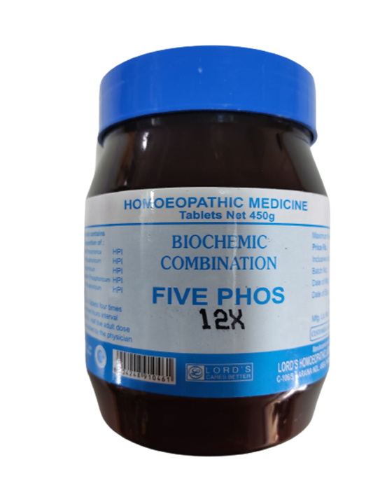 Lord's Homeopathy Five Phos Biocombination Tablets - Distacart