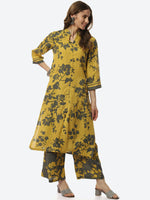Thumbnail for Biba Women Floral Printed Kurta with Palazzos - Distacart