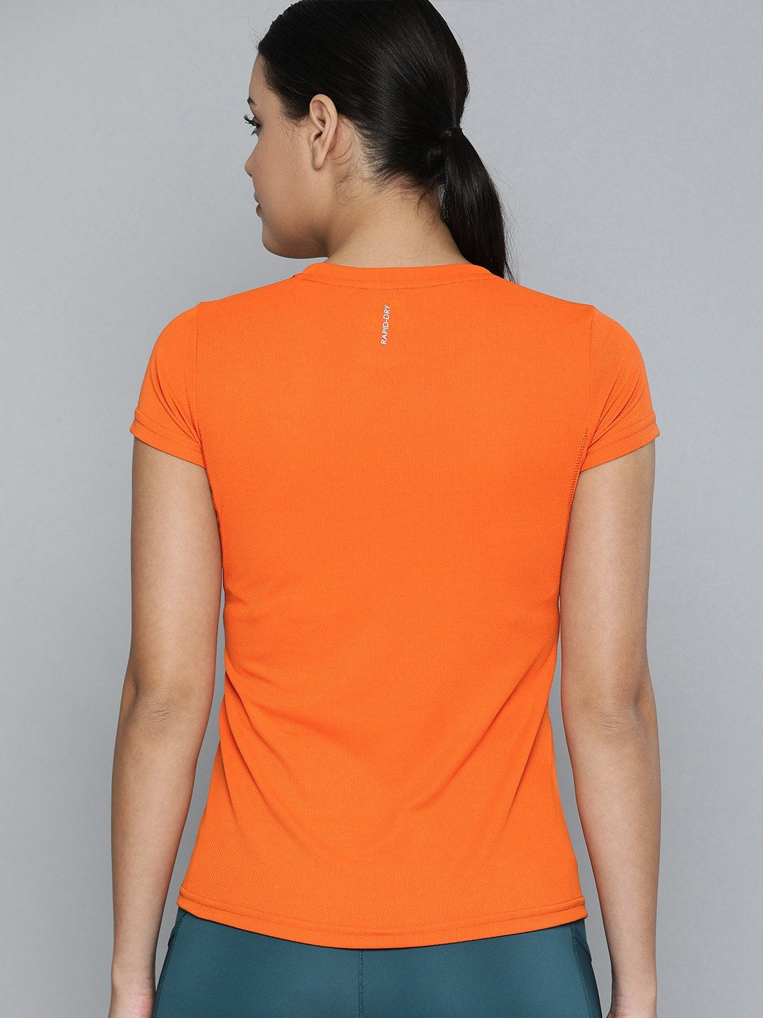 HRX by Hrithik Roshan Women Orange Running T-shirt - Distacart