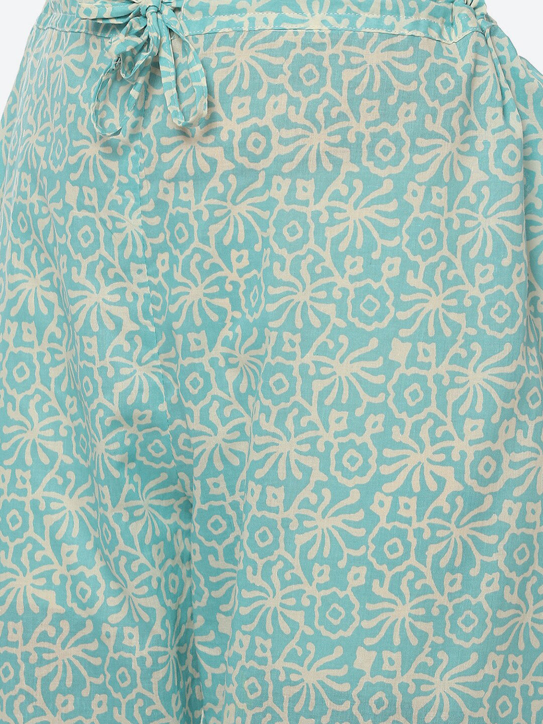 Biba Women Ethnic Motifs Printed Kurta with Palazzos & Dupatta - Distacart