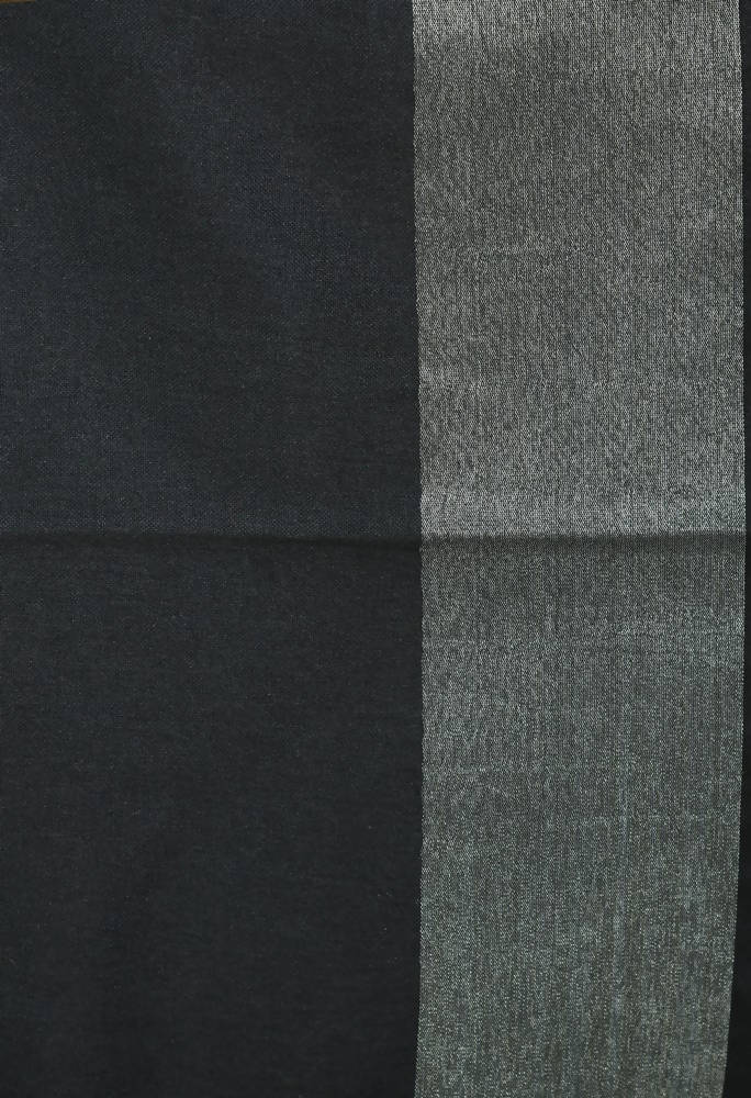 Mominos Fashion Moeza Bhagalpuri Handloom Silk Black Saree