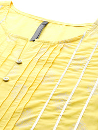 Thumbnail for HERE&NOW Ethnic Motifs Printed A-Line Kurta - Distacart