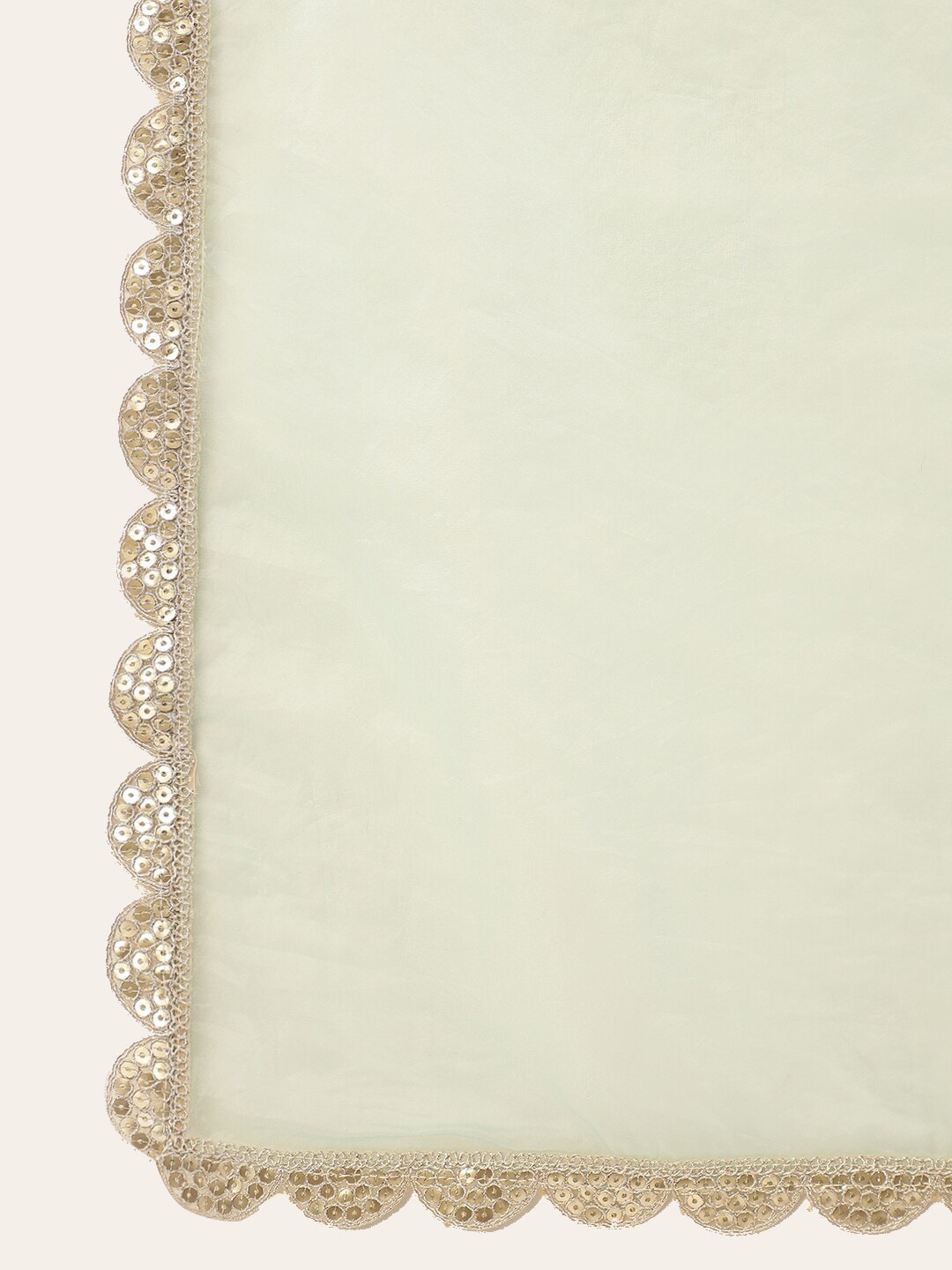 Khushal K Floral Printed Empire Thread & Mirror Work Kurta with Palazzos & Dupatta - Distacart