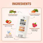 Thumbnail for The Natural Wash Sun Pro Defence Sunscreen Stick SPF50 - Distacart