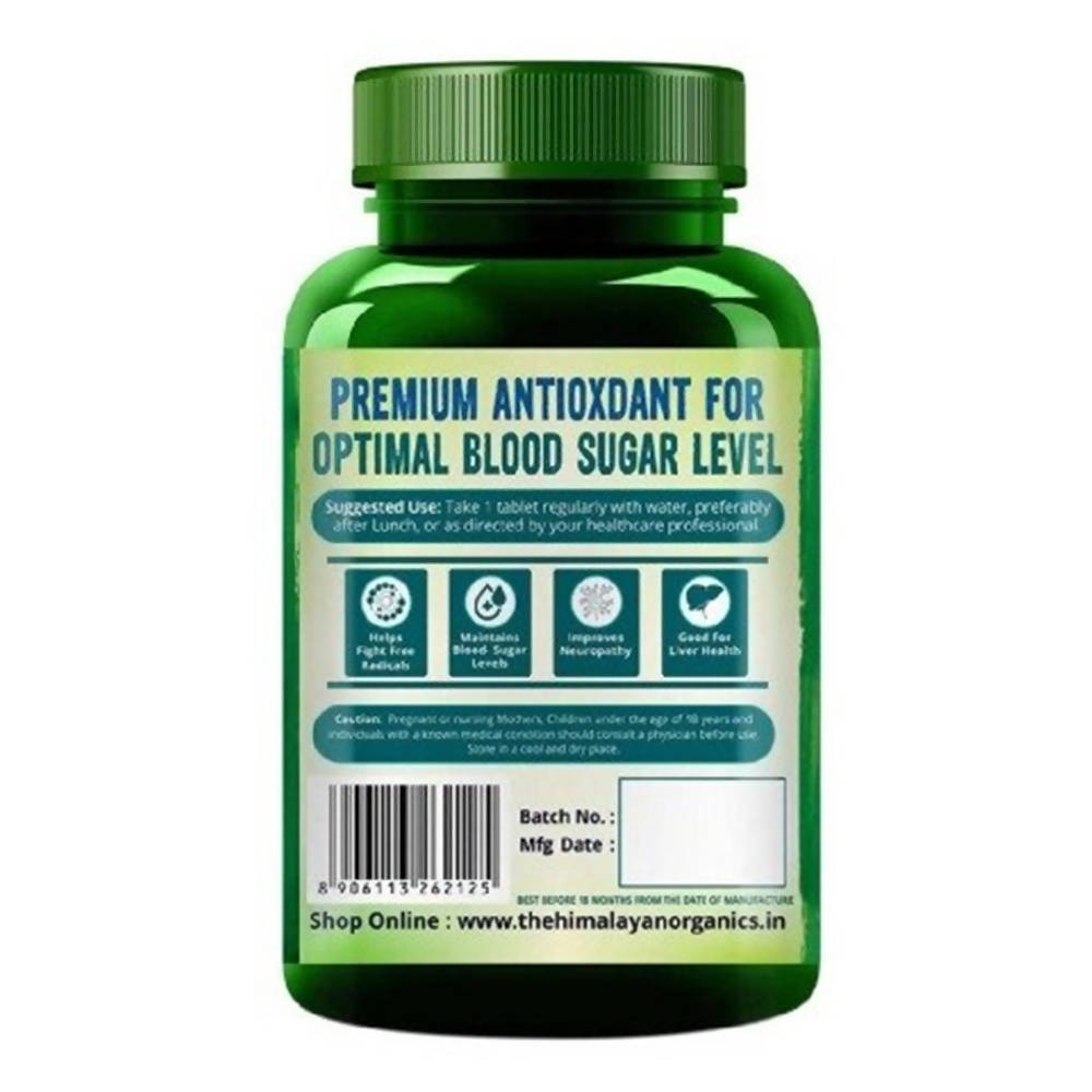 Himalayan Organics Alpha Lipoic Acid 60 Tablets