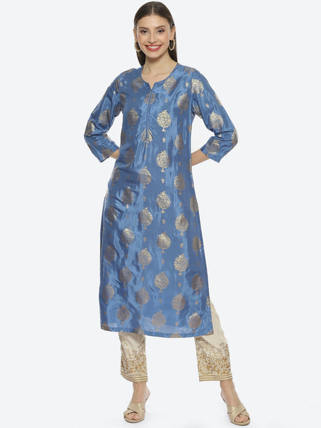 Biba Women Ethnic Motifs Printed Kurta - Distacart