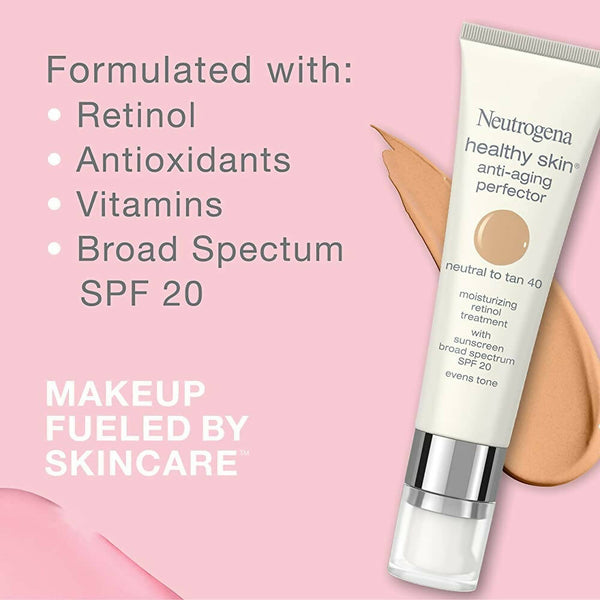 Neutrogena Healthy Skin Anti-Aging Perfector Spf 20 Medium To Deep 60 - Distacart