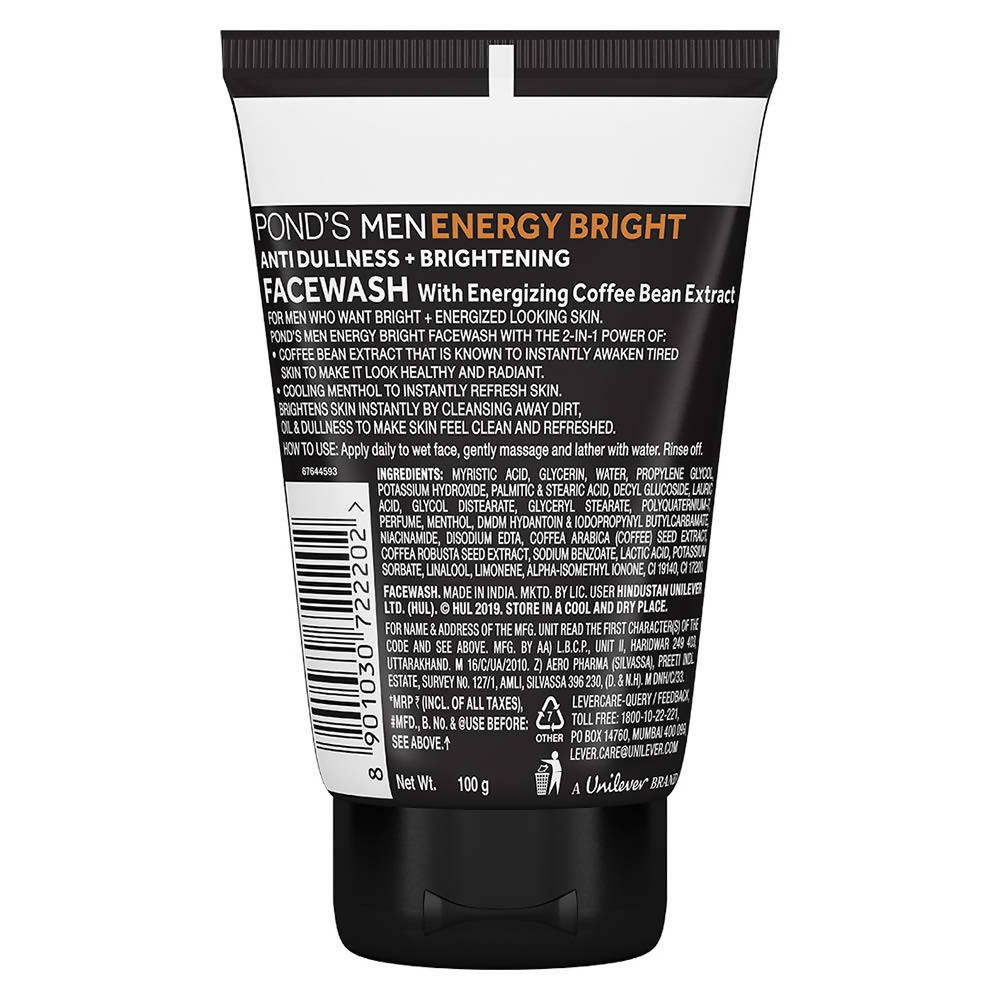 Ponds Men Energy Bright Facewash - Distacart