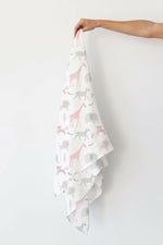 Thumbnail for Kindermum Organic Cotton Muslin Swaddle Blanket 100 Cm X 100 Cm - Set Of 2 - Jungle Safari And Tiny Animals - Distacart