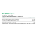 Thumbnail for Bliss Welness Curcumin Biopiperine Tablets - Distacart