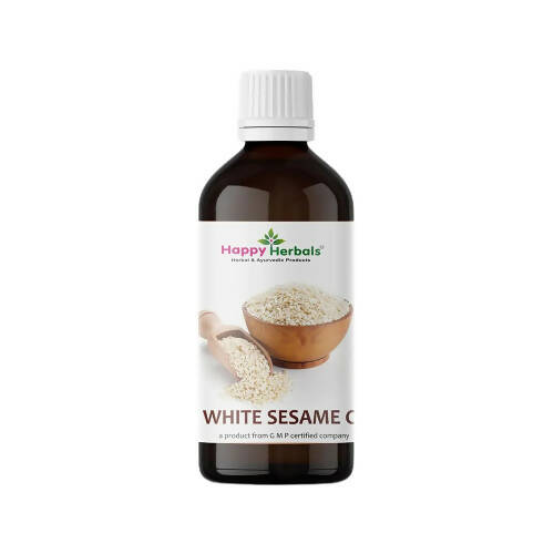 Happy Herbals White Sesame Oil - Distacart