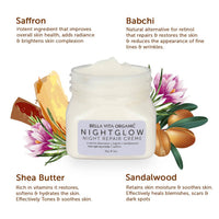 Thumbnail for Bella Vita Organic Night Glow Night Repair Creme - Distacart