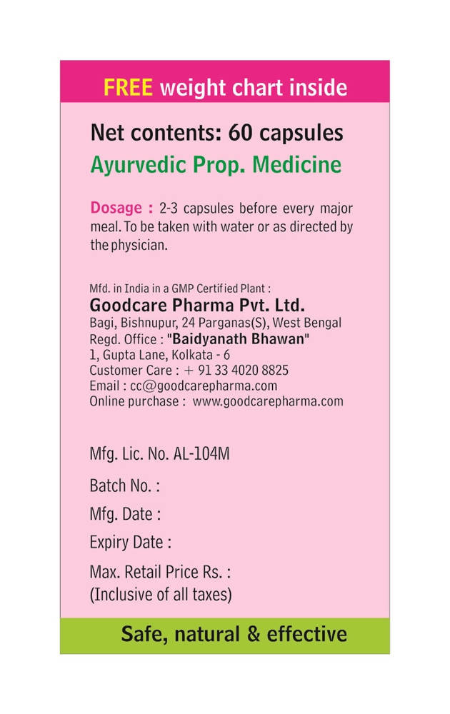 Goodcare Ezi Slim Plus Capsules 60 Caps