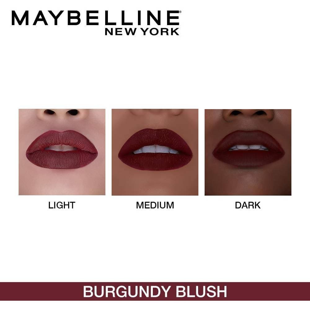 Maybelline New York Color Sensational Creamy Matte Lipstick / 696 Burgundy Blush - Distacart