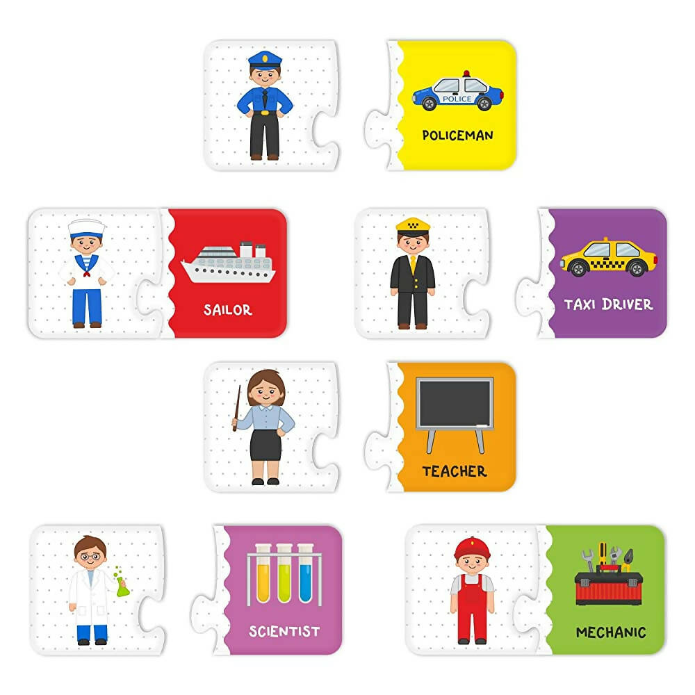 Webby Our Profession 2 Pieces Learning Pack Jigsaw Puzzle for Kids - Distacart
