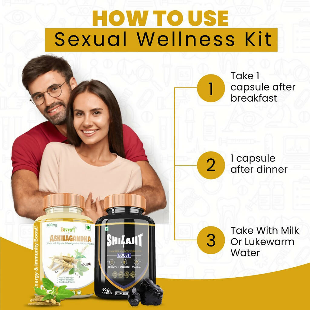 Divya Shree SJ Capsule and Ashwagnadha Capsule Combo - Distacart