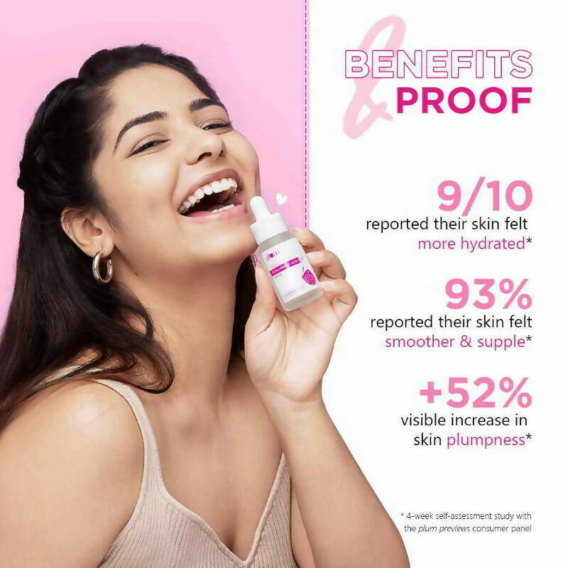 Plum Bulgarian Rose & 2% Hyaluronic Acid Serum - Distacart