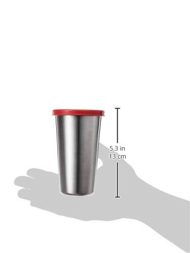 Signoraware Stainless Steel Tumbler with Lid - 370ml - Distacart